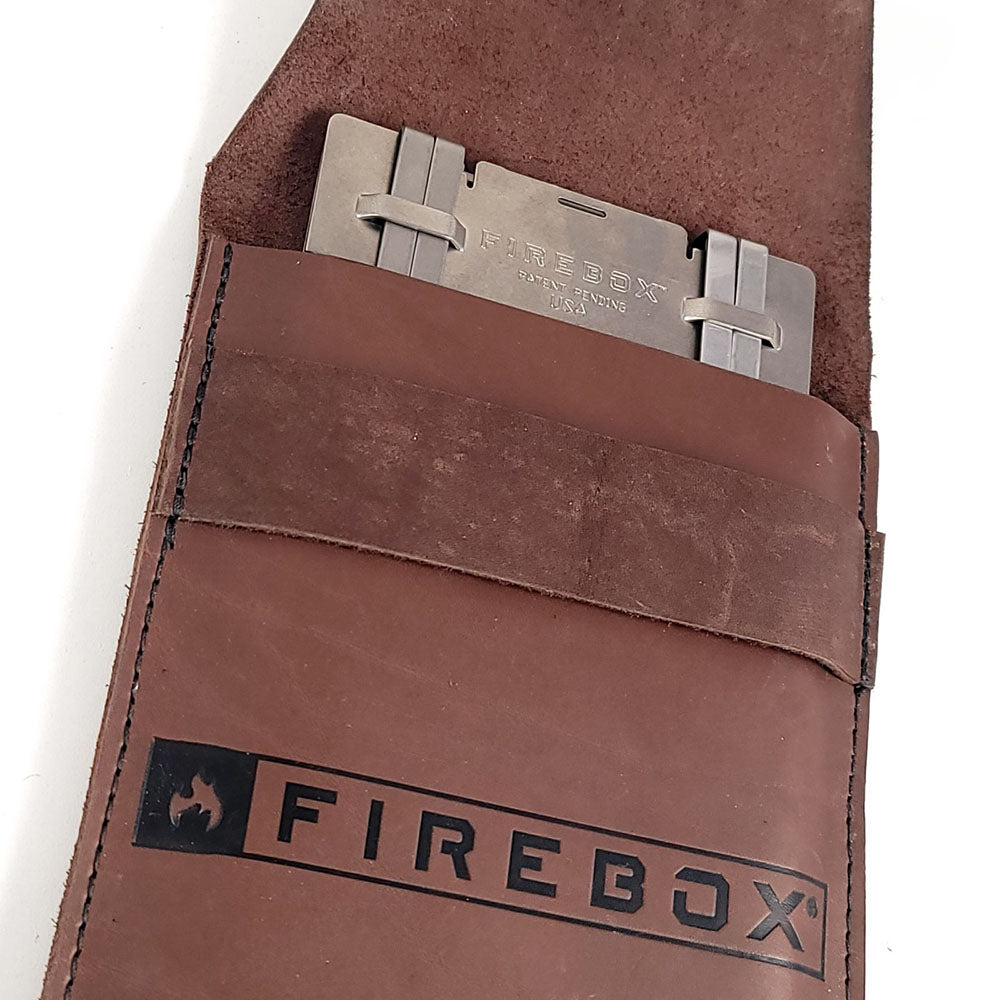 Firebox Vertical Leather Case
