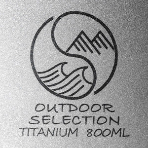 Outdoor Selection Titanium Kettles チタンケトル 800ml 161g / チタンケトル 1,000ml 203g