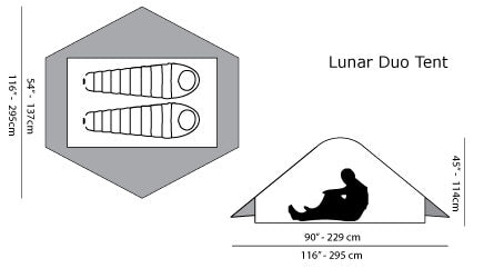 lunar duo tent Six Moon Designs Lunar Duo 1100g – Outdoor Selection